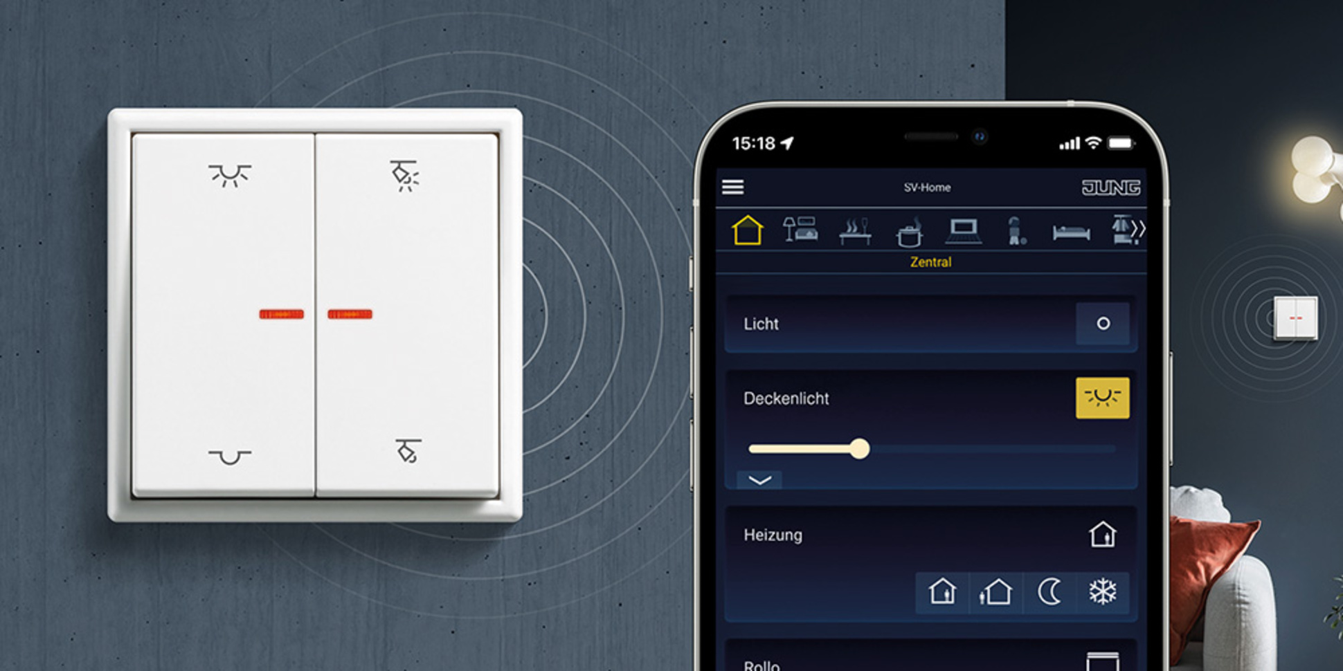 KNX RF Taster bei Michael Herrmann in Hörselberg-Hainich